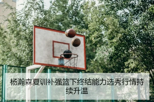 杨瀚森夏训补强篮下终结能力选秀行情持续升温